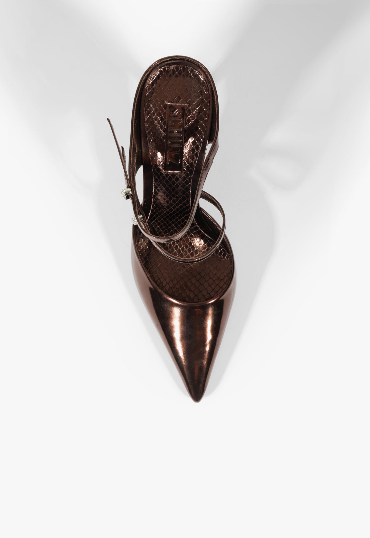 Tonya Specchio Women's Leather Pump Shoes - 24mm Heel Height, Style S2205900220002 - Perfect for Office, Parties & Formal Events