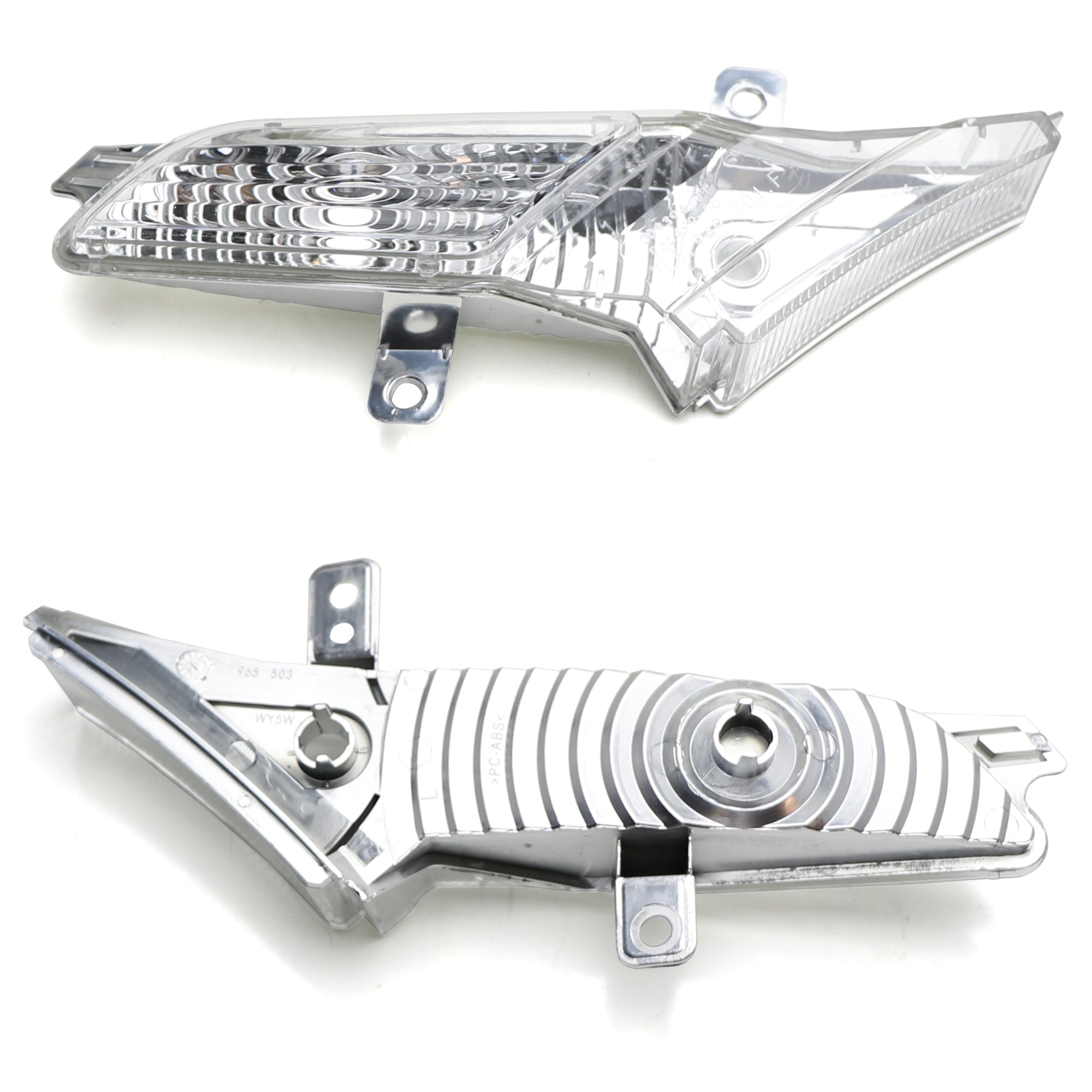 2007-2010 Porsche Cayenne Euro Clear Lens Front Bumper Side Marker Light Shell - Replacement Turn Signal Light for Improved Visibility & Style | Perfect for Night Driving & Car Customization