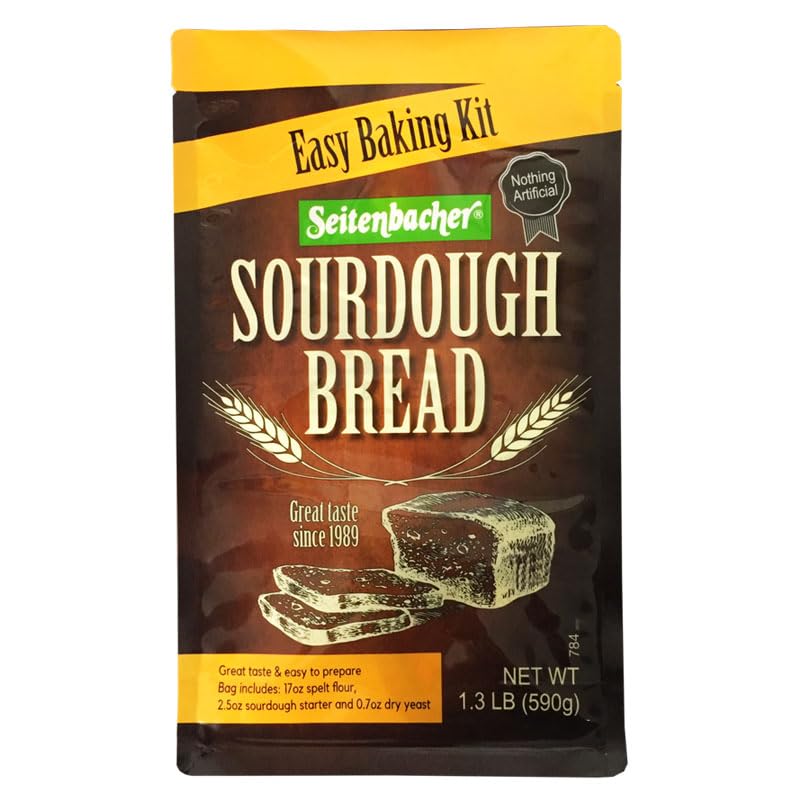 Authentic German Sourdough Bread Mix by Seitenbacher - 1.3lb (6 Pack) | Premium Baking Mix for Homemade Artisan Bread | Perfect for Family Baking, Gifts & German Cuisine