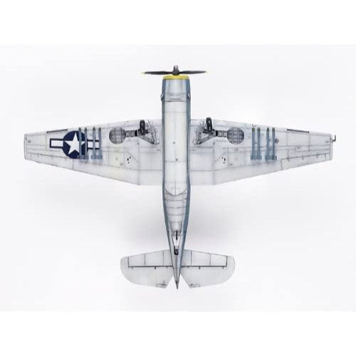 1/48 Scale TBM-3 Avenger Model Kit - USS Bunker Hill WWII Aircraft - Detailed Plastic Model for Collectors & Hobbyists - Perfect for Display, Military History Enthusiasts & Scale Model Building Projects