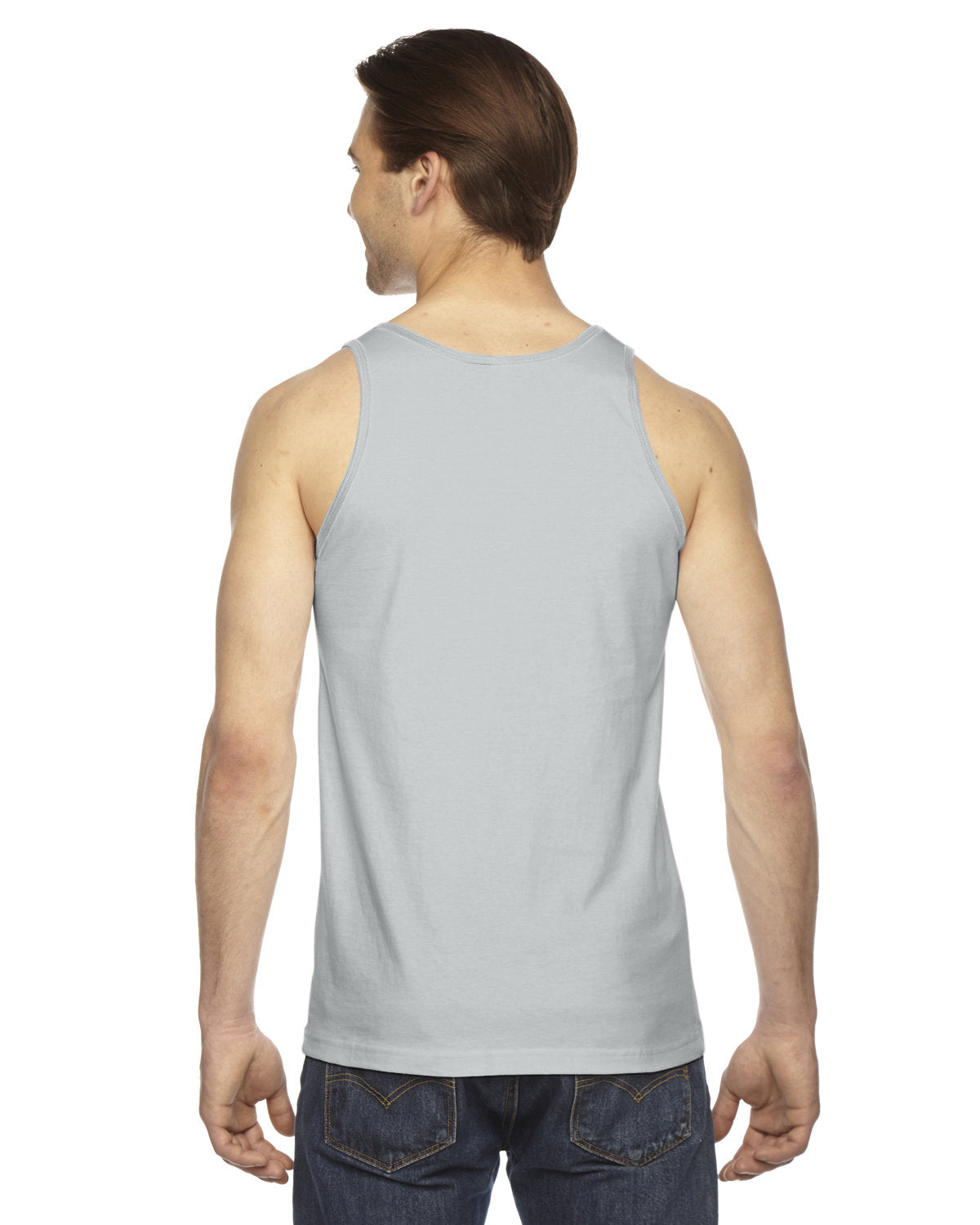American Apparel 2408W Unisex Fine Jersey Tank Top - Soft Cotton Comfort Fit for Men & Women - Perfect for Gym, Yoga, Beach and Casual Wear