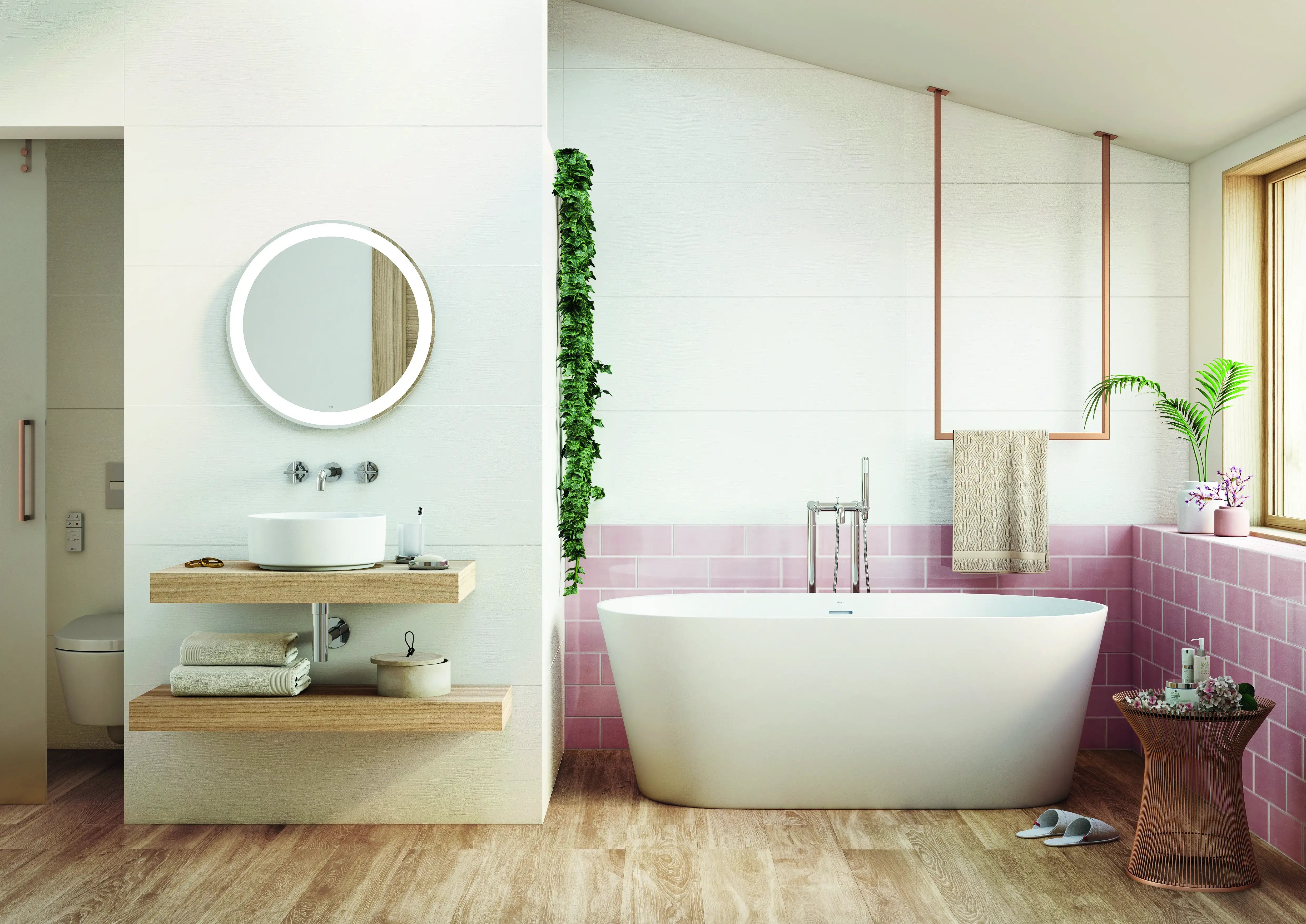 Delight Subway Tile Silk Pink 4x10 - Ceramic Wall & Backsplash Tiles for Kitchen, Bathroom & Shower Renovation
