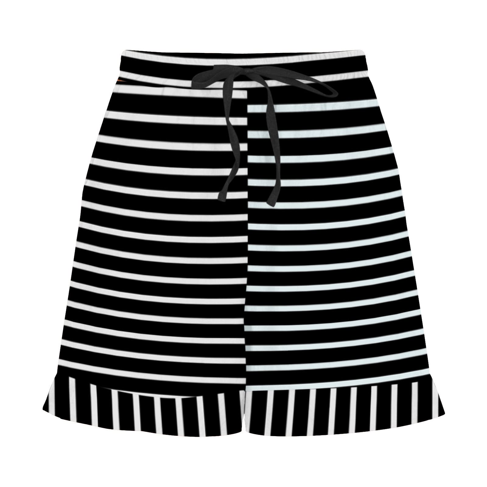 Women's 2023 Summer Casual Shorts with Drawstring Waist & Pockets - Perfect for Workouts & Lounging