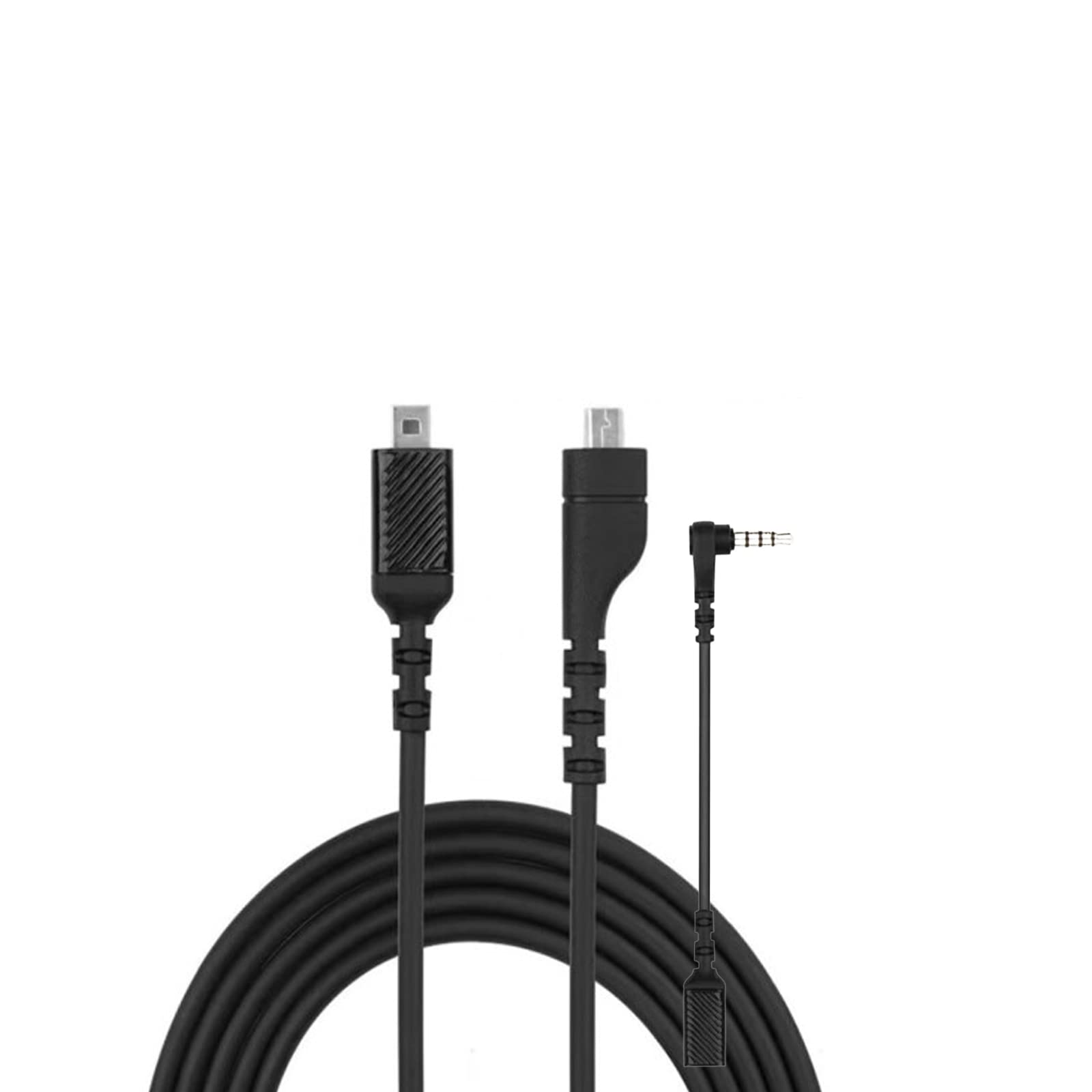 Adhiper 3.5mm Audio Extension Cable (1.5M) - Replacement Sound Card Cable with Adapter for SteelSeries Arctis 3/5/7 Gaming Headphones - Perfect for PC, PS4, Xbox & Home Theater Setup