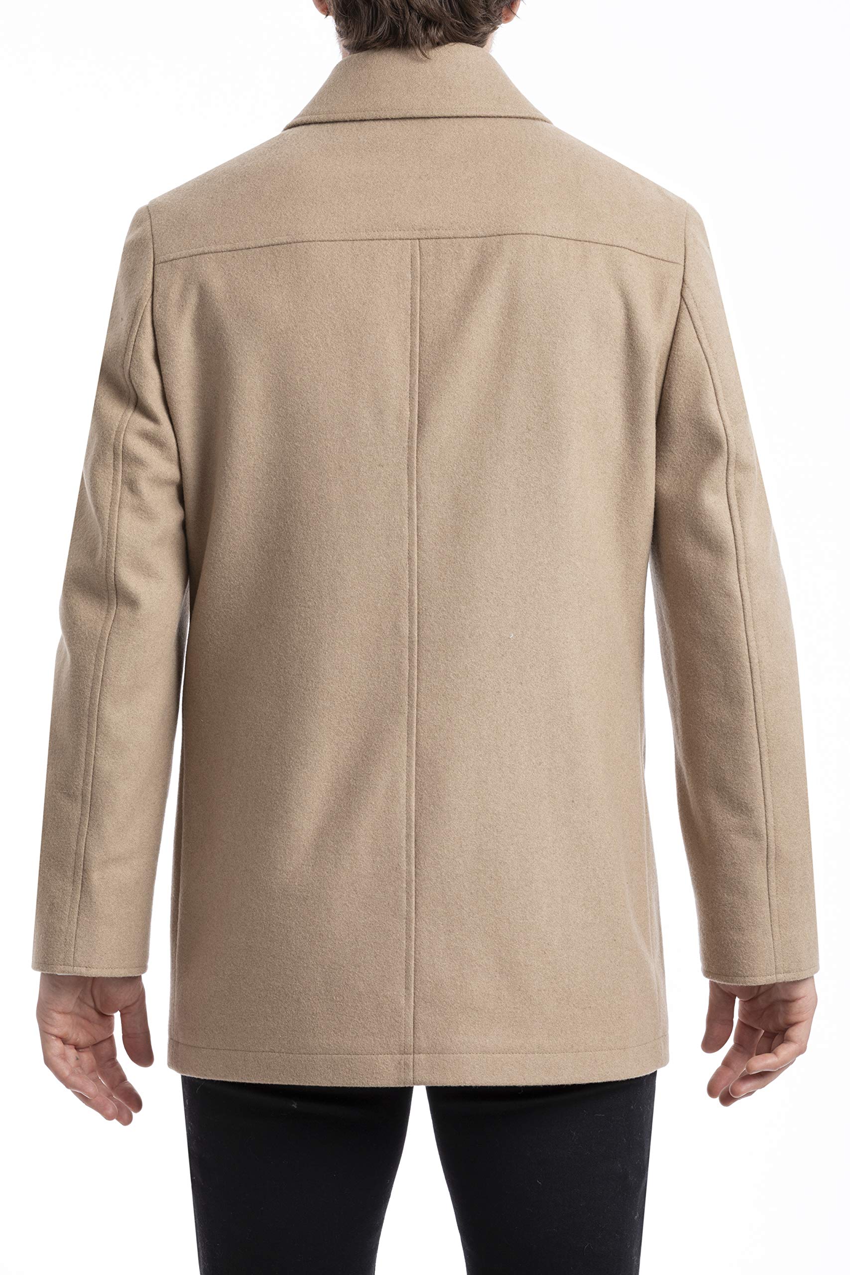 Chaps Men's Classic Wool Blend Overcoat - Warm Winter Trench Coat for Business & Formal Occasions | Office, Wedding & Outdoor Wear