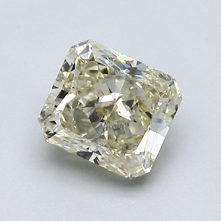 1.01 Carat Radiant Cut Fancy Light Brownish Yellow Diamond VS2 Clarity - Perfect for Engagement Rings & Luxury Jewelry