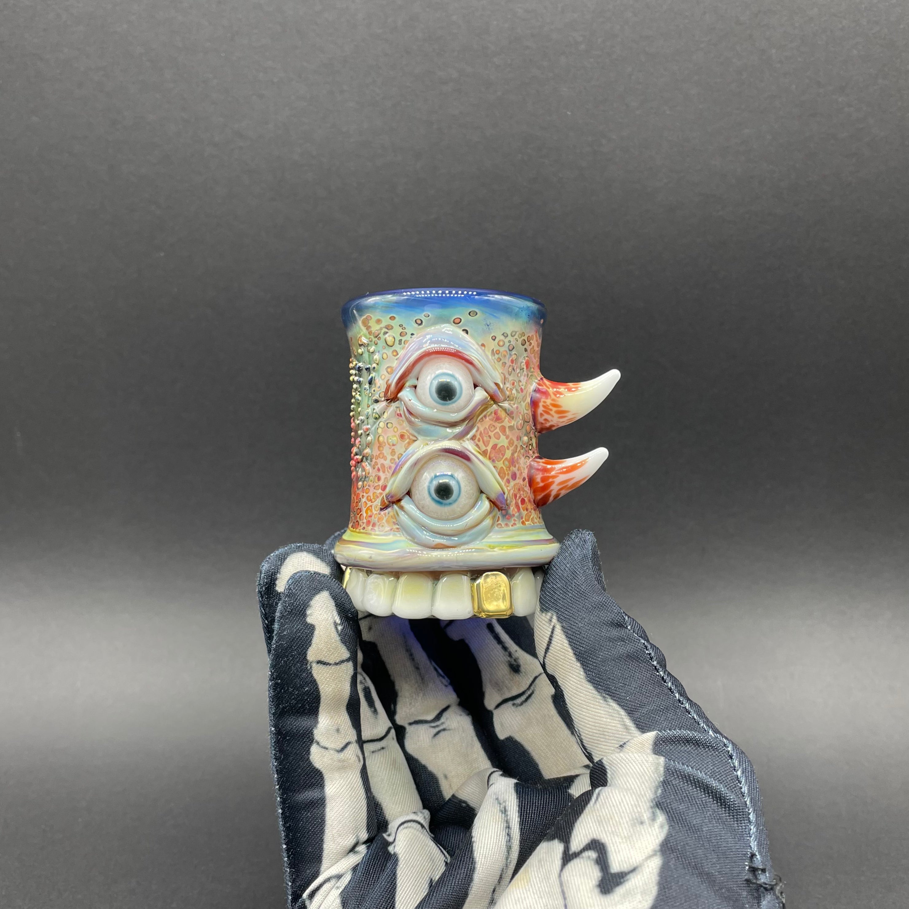 Chompers Shot Glass with Teeth - Fun Novelty Drinking Cup for Parties, Halloween & Gag Gifts - Perfect for Themed Events & Bar Accessories