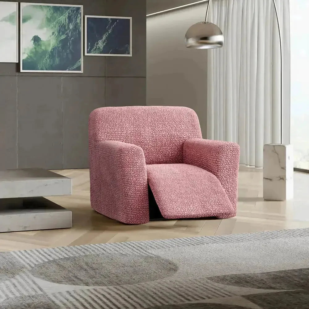 Microfiber Reclining Armchair Slipcover - Stretchable Furniture Protector for Living Room, Bedroom & Home Theater - Easy Wash Sofa Cover for Comfort & Style