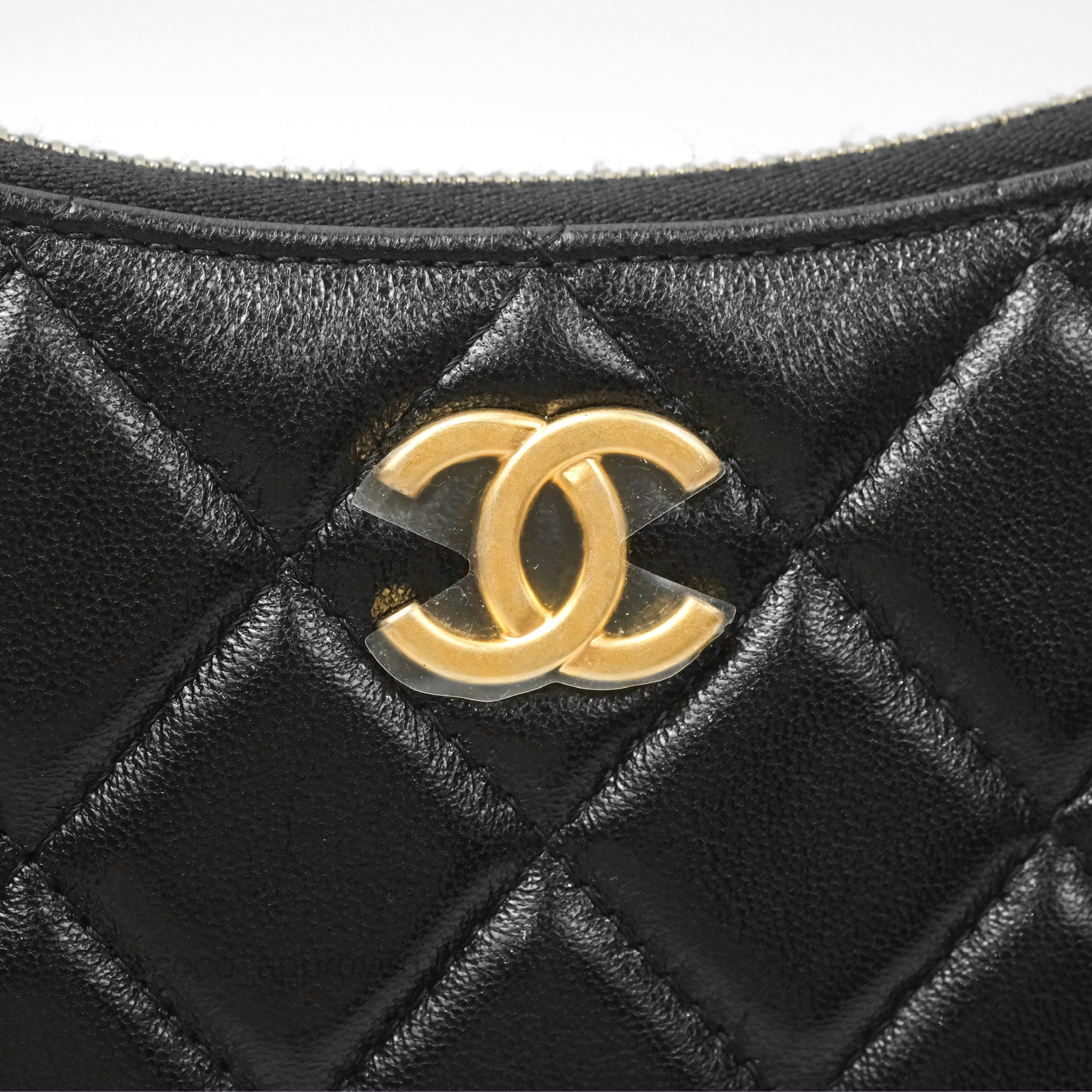 Chanel Chain Around Hobo Bag Black Lambskin Leather with Aged Gold Hardware 23B - Luxury Shoulder Bag for Women, Perfect for Evening Parties & Date Nights