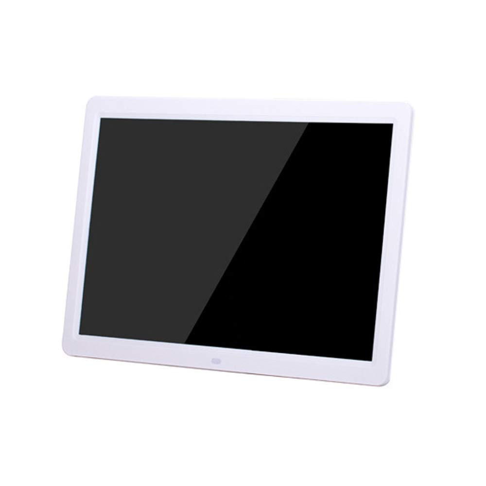 15 Inch Digital Photo Frame with 1024x800 High Resolution IPS Display - Music & Video Player, Electronic Photo Album, Black & White - Perfect for Home Decor, Office Display, and Gift Giving
