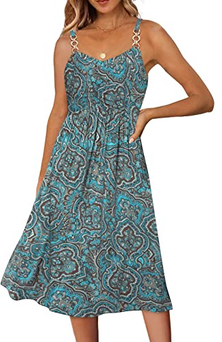 Green Boho Printed