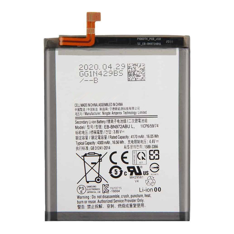 Samsung Galaxy Note 10 Plus Battery Replacement - High Capacity 4300mAh EB-BN972ABU | OEM Compatible Long-Lasting Battery for Note 10+ | Perfect for Business Professionals & Heavy Users