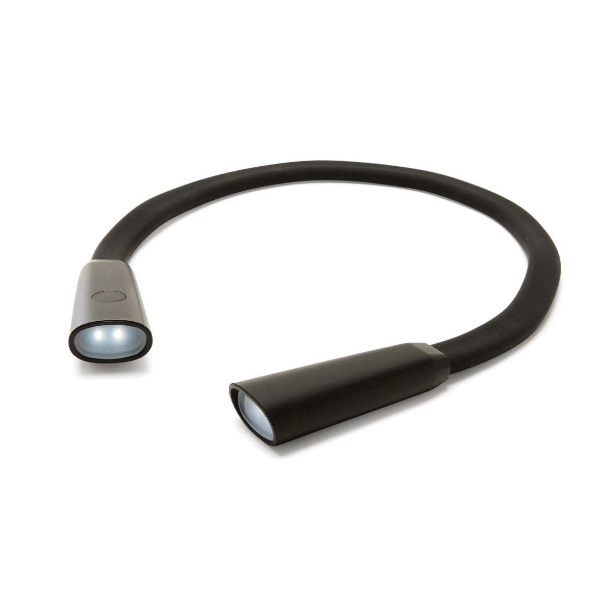 Kikkerland Hands Free Book Light - Rechargeable LED Reading Light for Books, Perfect for Night Reading, Studying, and Travel - Clip-On Design for Comfortable Hands-Free Use