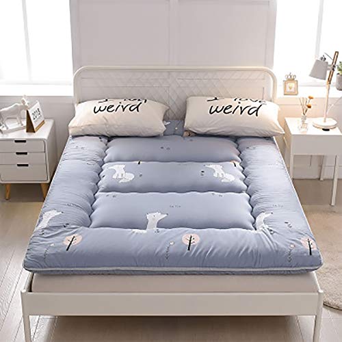 WYQ Foldable Tatami Mattress - Single Size for Dorm, Camping & Travel | Portable Futon Mattress & Convertible Sofa Bed | Perfect for Students, Outdoor Adventures & Small Spaces