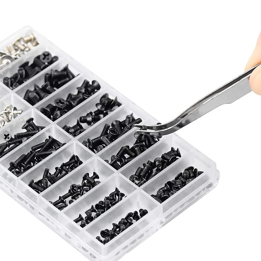 Lodokdre 355Pcs PC Screws Assorted Set - M2, M2.5, HDD, M.2 SSD Screws for Universal Laptop & Computer Repair - Ideal for DIY PC Builds and Hardware Maintenance