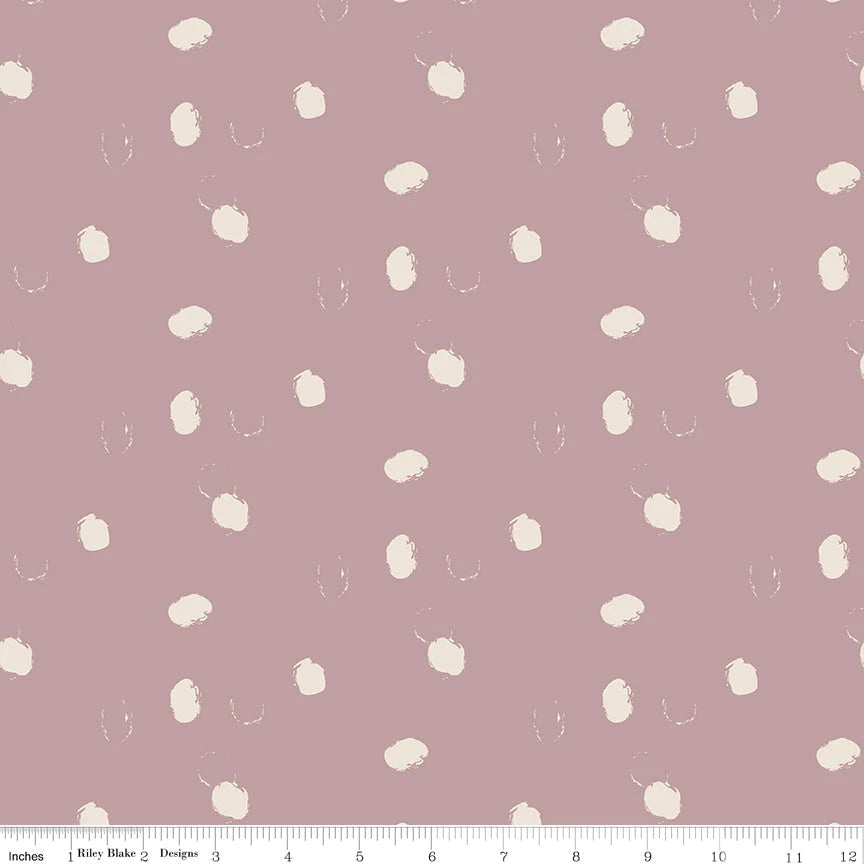 Forgotten Memories Riley Blake Designs C12753 Dot Amethyst Fabric - Perfect for Quilting, Sewing & DIY Craft Projects