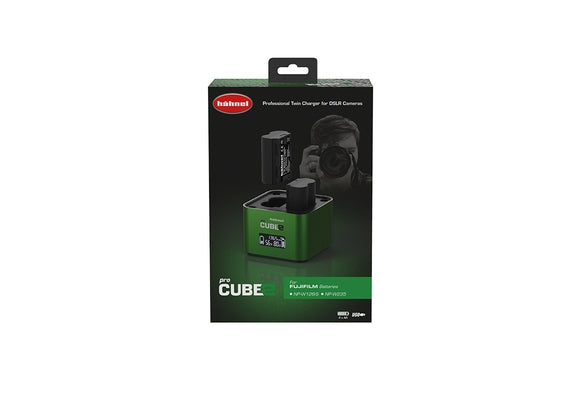 Hahnel PROCUBE2 Professional Battery Charger for Fujifilm Cameras - Fast Charging for Photography & Travel