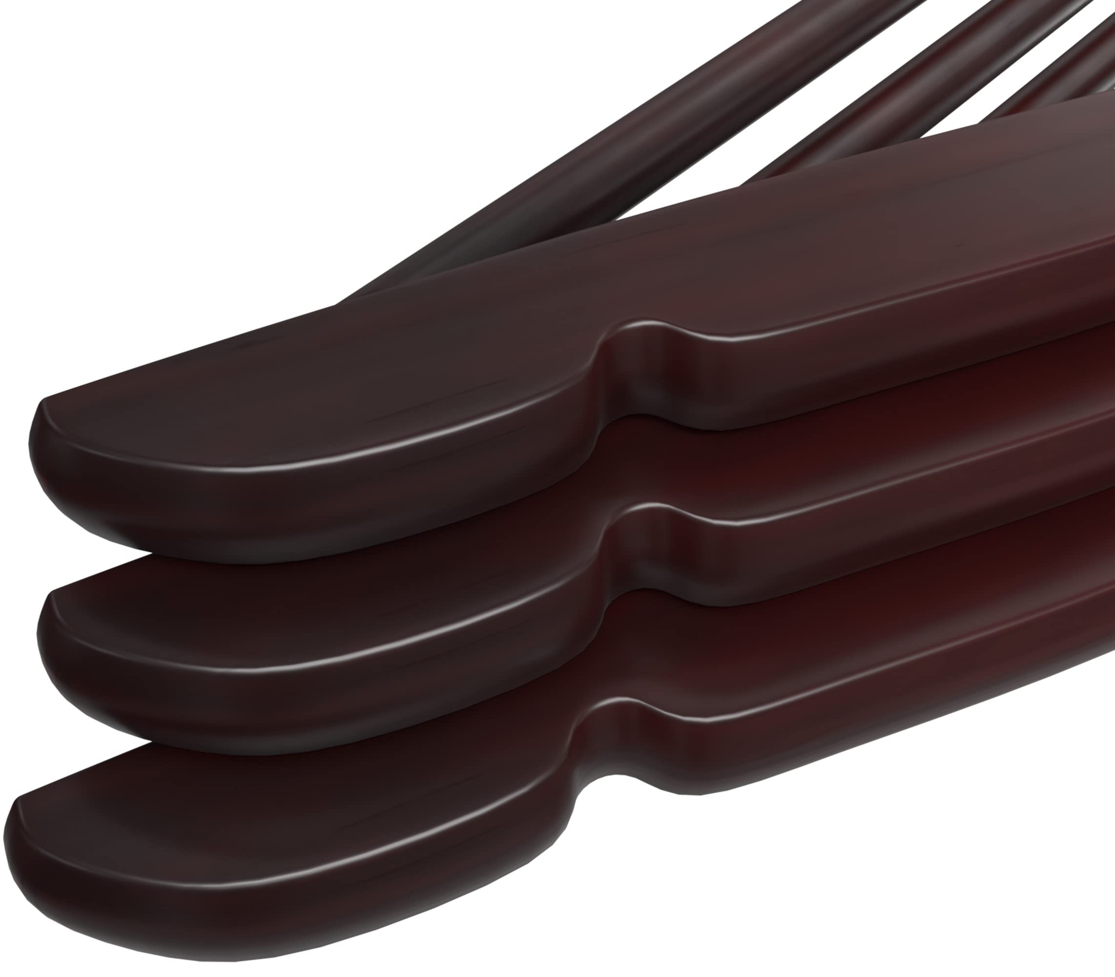 Utopia Home Premium Wooden Hangers 20 Pack - Durable Slim Coat & Suit Hangers with 360° Rotatable Hook & Shoulder Grooves (Cherry) - Ideal for Closet Organization, Wardrobe Storage & Garment Protection