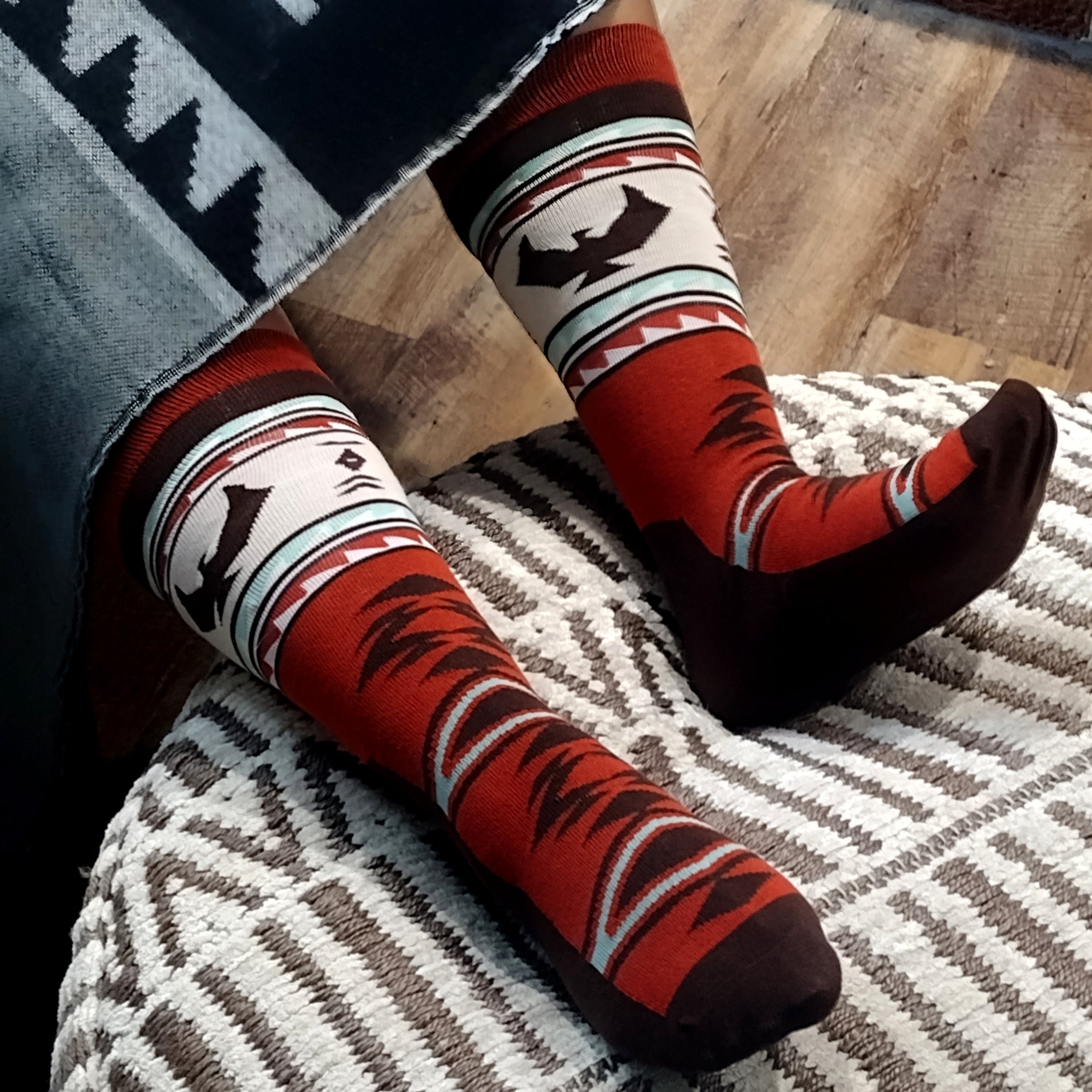 Spirit of the Sky Knee High Socks for Women - Comfortable & Stylish Crew Socks for Yoga, Running, and Everyday Wear