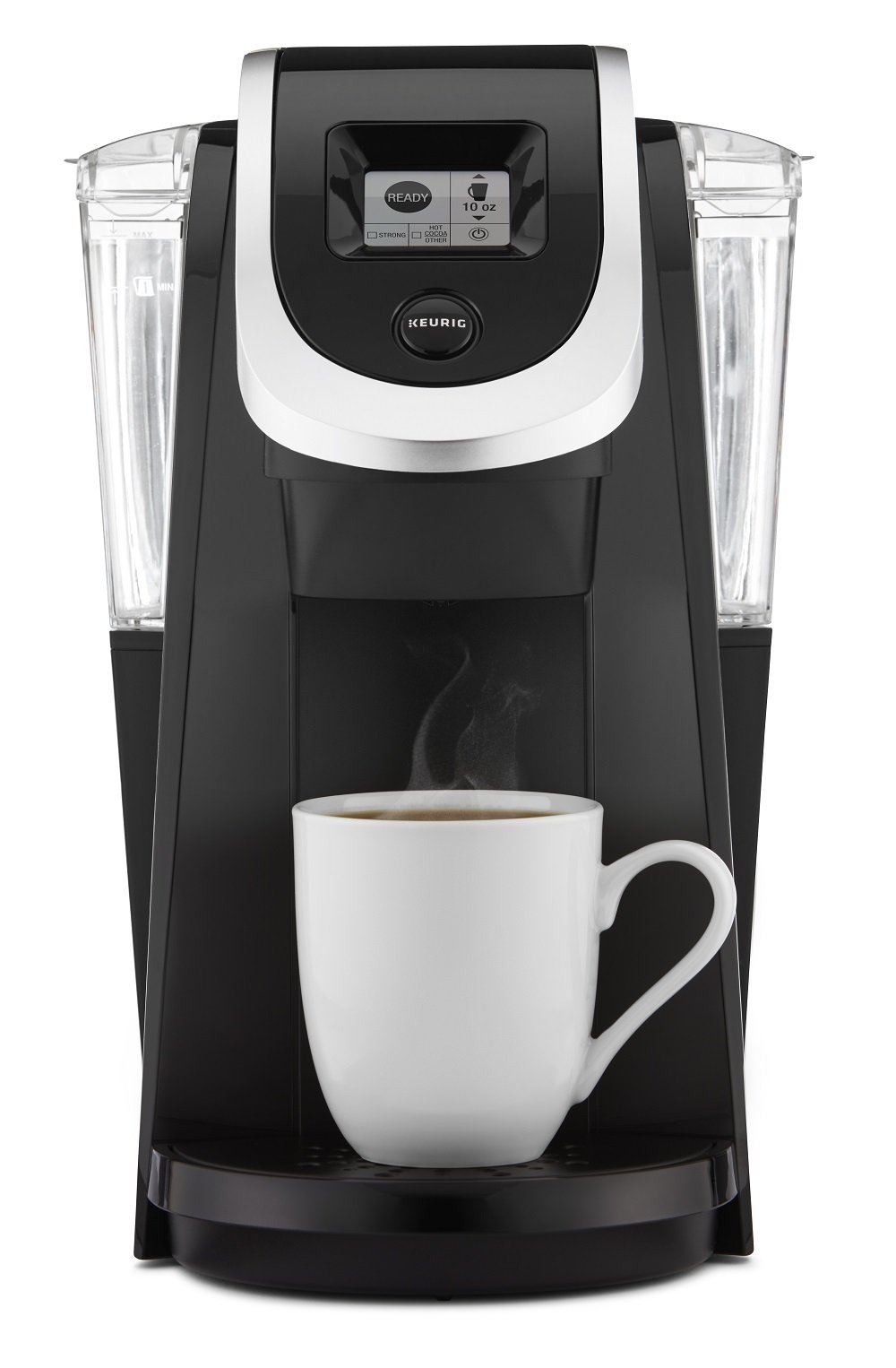 Keurig K250 Single Serve Programmable K-Cup Pod Coffee Maker - Black | Fast Brewing Compact Coffee Machine for Home & Office | Perfect for Small Spaces & Quick Morning Coffee