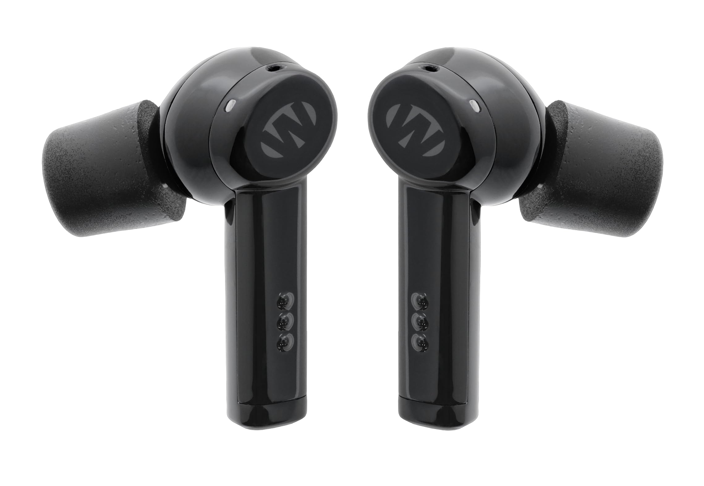 Walker's Disrupter Bluetooth Earbuds - Noise Cancelling Wireless Earbuds with Hearing Enhancement, Rechargeable for Running, Cycling & Outdoor Activities
