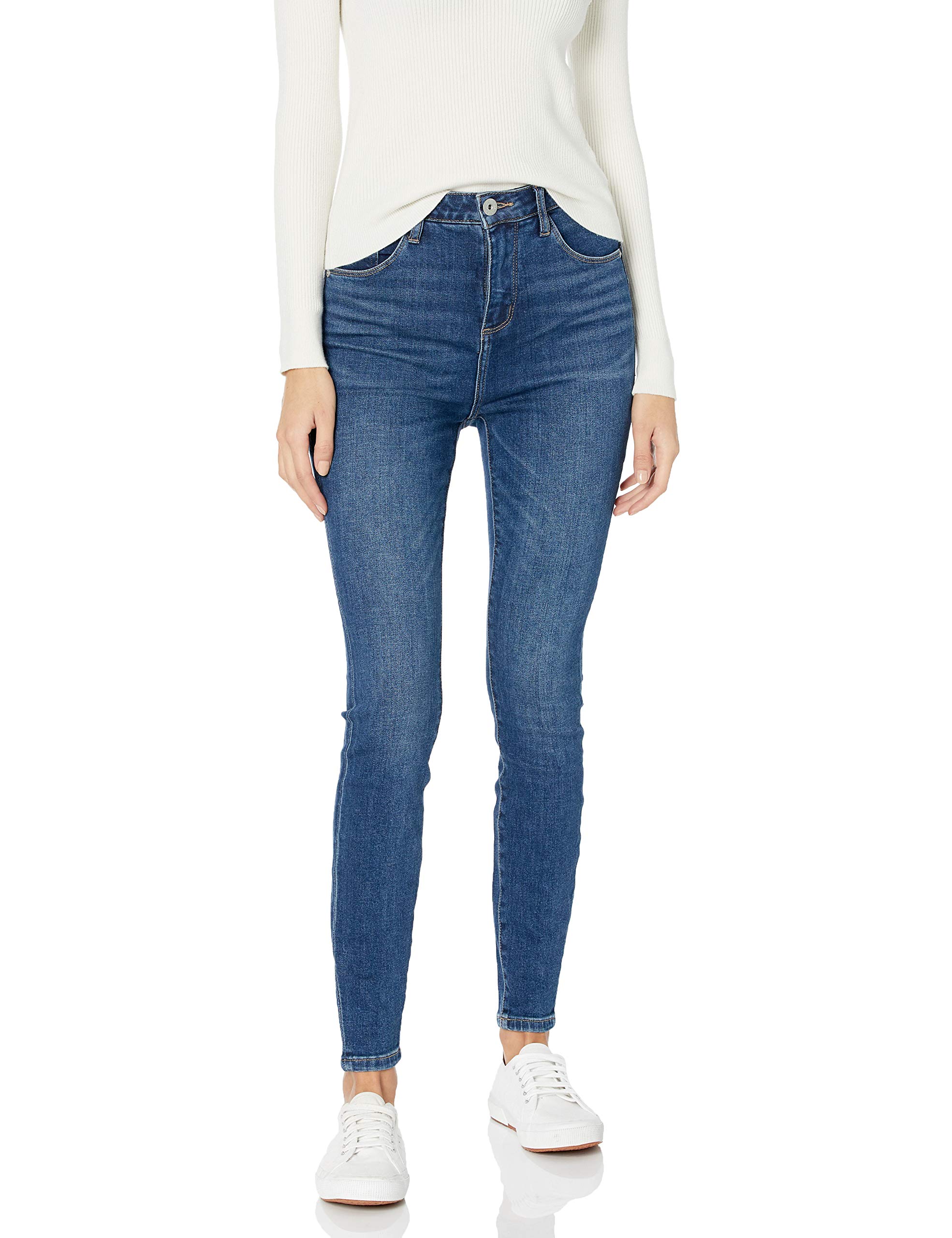 JAG Women's Cecilia High Rise Skinny Jeans - Stretch Denim Pants for Women, Slim Fit Tummy Control Jeans | Perfect for Casual Wear, Office & Night Out