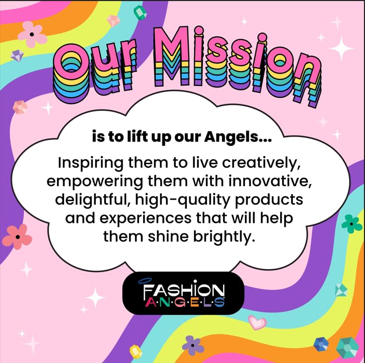 Fashion Angels Fashion Design Sketch Portfolio - Sketch Book for Beginners & Kids 6+, Includes Stencils & Stickers (Brown, Covers May Vary) - Perfect for Aspiring Young Designers, Art Class Projects & Creative Gift Ideas