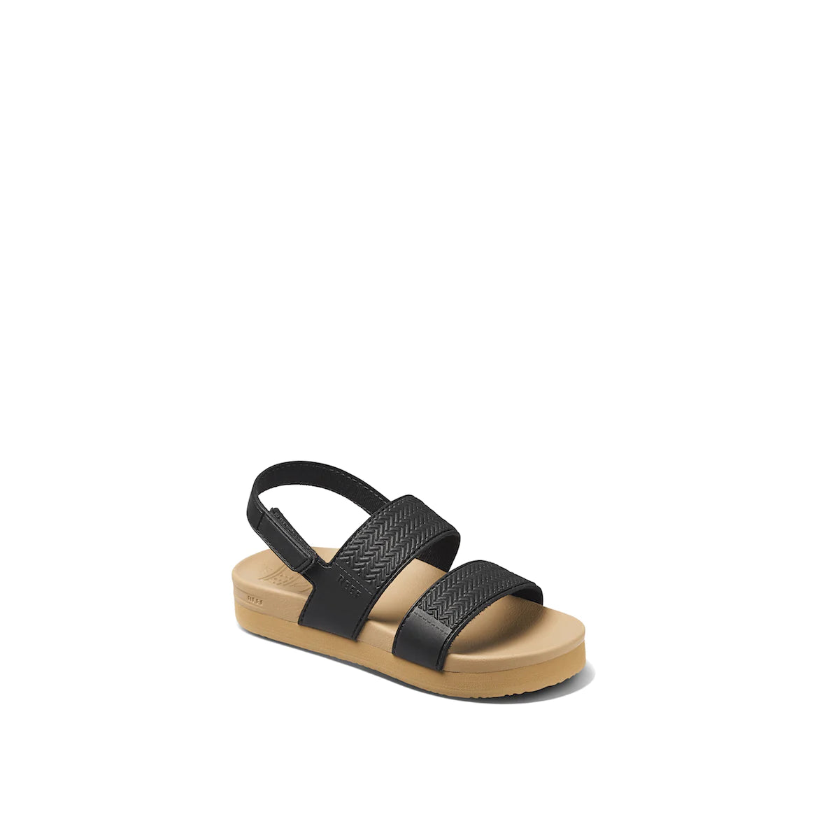 Reef Black/Tan Water Vista Toddler Sandals for Boys & Girls - Comfortable Beach & Pool Shoes for Kids Outdoor Play
