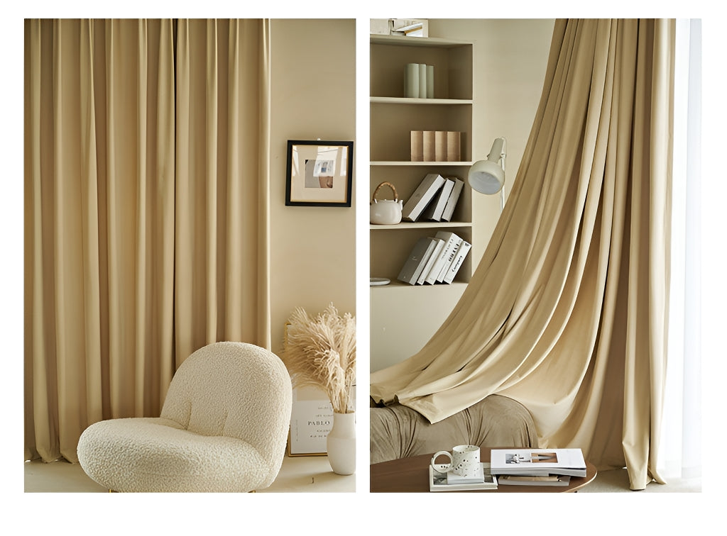 Veronica Solid Blackout Curtains for Bedroom - Custom Room Darkening Window Treatment for Better Sleep & Light Control - Perfect for Nursery, Home Theater & Shift Workers