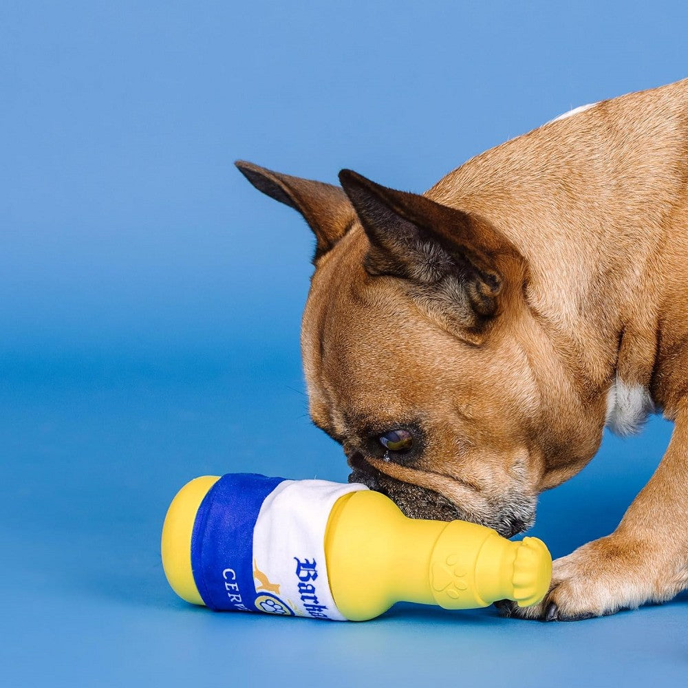 Barkarona Natural Rubber Chew Toy for Dogs - Durable & Non-Toxic Puppy Teething Toy for Aggressive Chewers - Perfect for Indoor & Outdoor Playtime