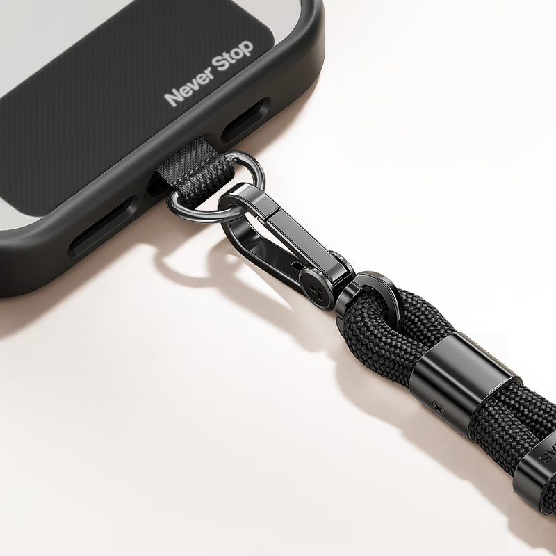 LoopGo Flex Wrist Phone Lanyard - Adjustable & Secure Phone Strap for iPhone, Samsung, Smartphones - Perfect for Running, Hiking, Travel & Hands-Free Convenience