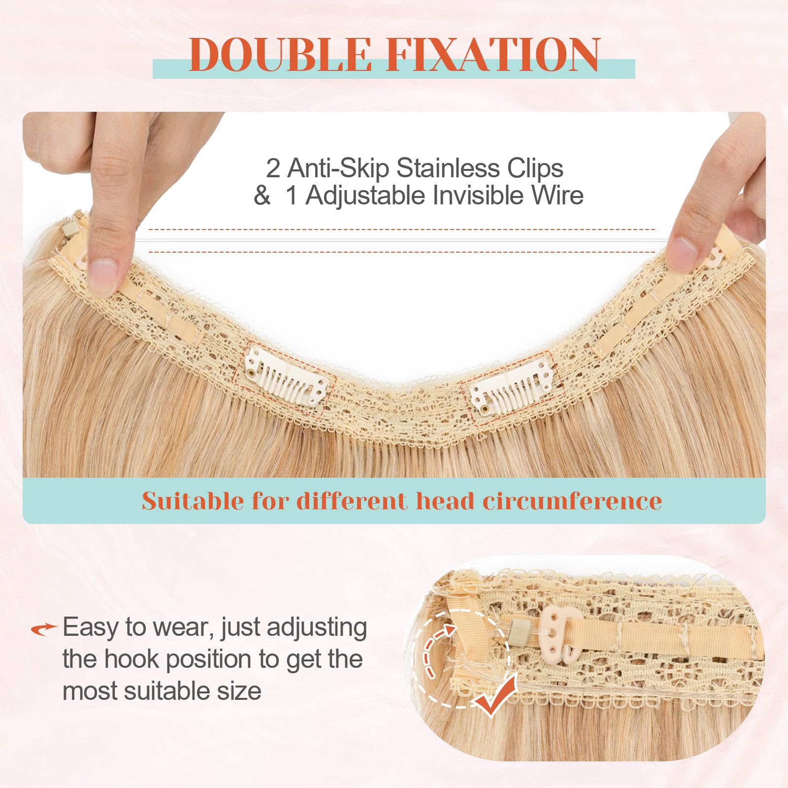 Benehair Halo Blonde Hair Extensions 20
