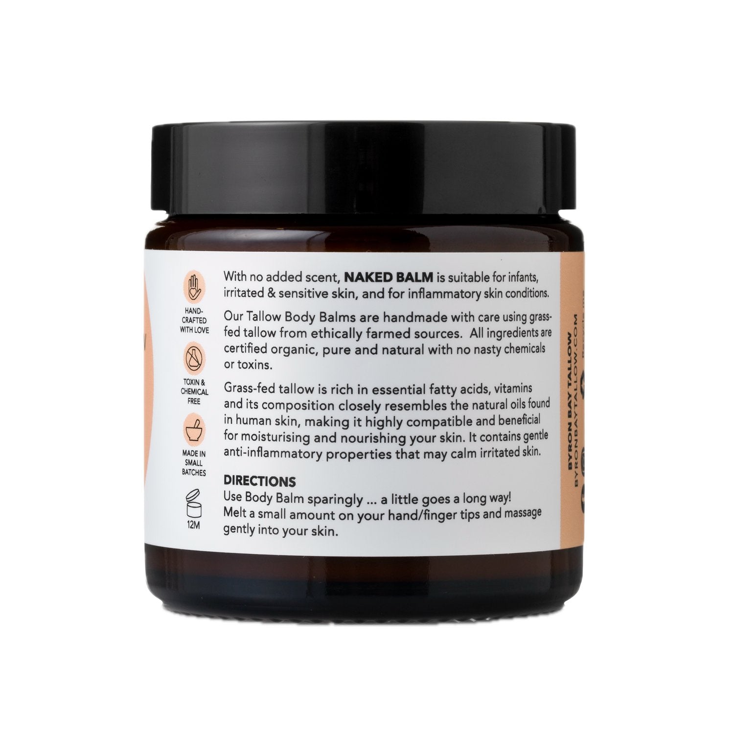 Byron Bay Tallow Body Balm - All-Natural Moisturizer for Dry Skin | Hydrating & Nourishing Skin Care for Face, Hands & Body | Perfect for Daily Use & Sensitive Skin