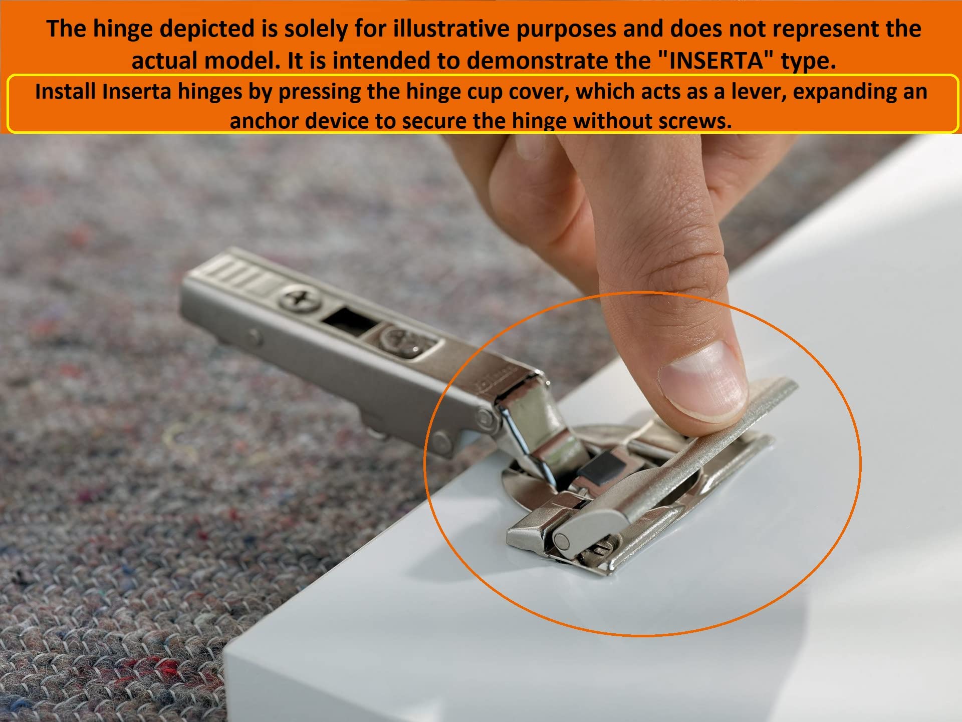 Blum Soft Close Full Inset Concealed Euro Cabinet Hinges Set - 110° Opening Angle with BLUMOTION Technology for Frameless Cabinets (2 Hinges + 2mm Mounting Plates & Screws Included) - Perfect for Kitchen Cabinets, Bathroom Vanities & Modern Furniture Installation