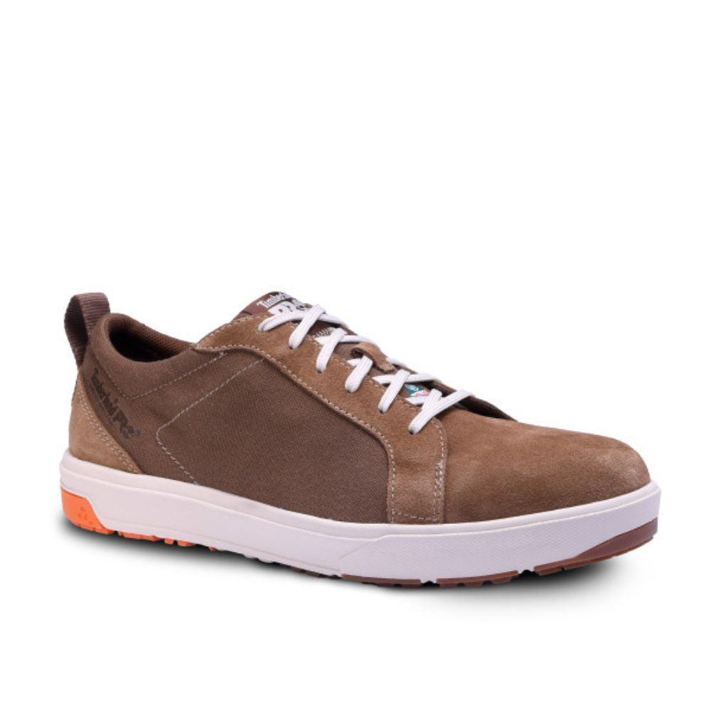 Timberland PRO Berkeley Chukka Unisex Composite Toe Skate Work Shoes - Slip Resistant & Comfortable for Construction, Warehouse & Outdoor Work (Brown)