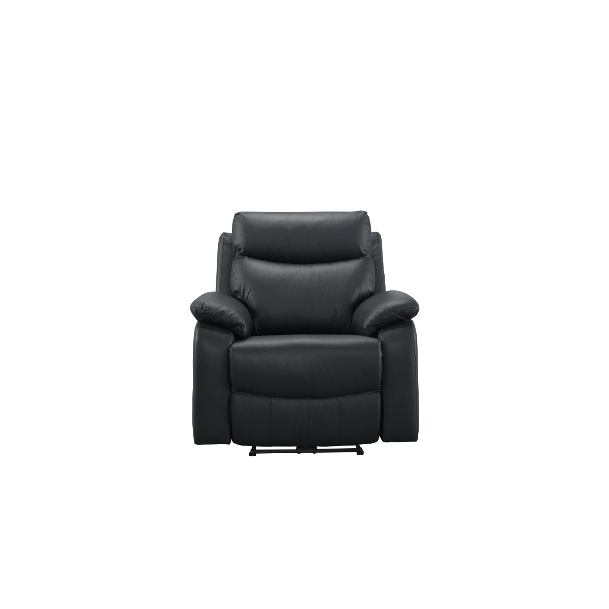 ErgoLux Modern Recliner Chair - Adjustable PU Leather Lounge Chair with Footrest for Living Room, Bedroom & Home Theater - Comfortable Reclining Sofa for Relaxing, Reading & Watching TV