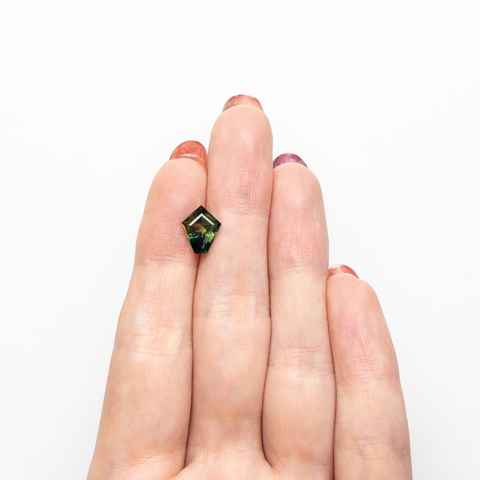 2.28ct Natural Shield Step Cut Blue Sapphire - 9.93x8.31x4.51mm Loose Gemstone for Engagement Rings & Fine Jewelry Making
