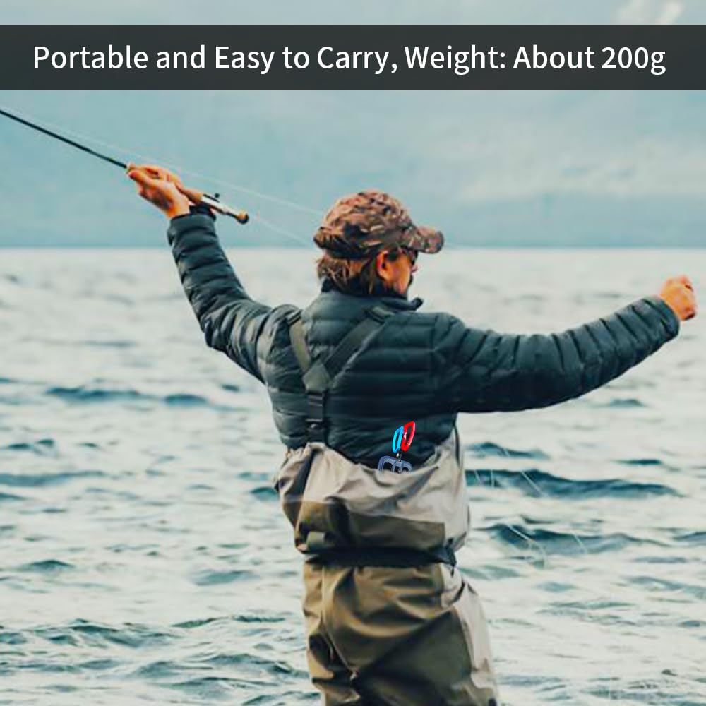 BORDSTRACT Fish Grabber - 3 Claw Power Grip Fishing Pliers with Non-Slip Metal & Comfortable Handle - Best Dehooker Tool for River, Sea & Ice Fishing - Perfect for Catch & Release, Boat Fishing & Outdoor Adventures