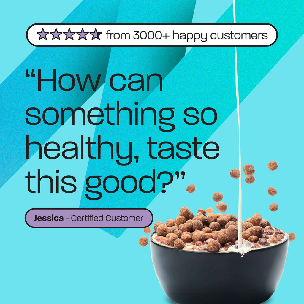 Eleat Balanced High Protein Cereal 250g - Healthy Breakfast & Snack for Fitness, Weight Loss & Active Lifestyle
