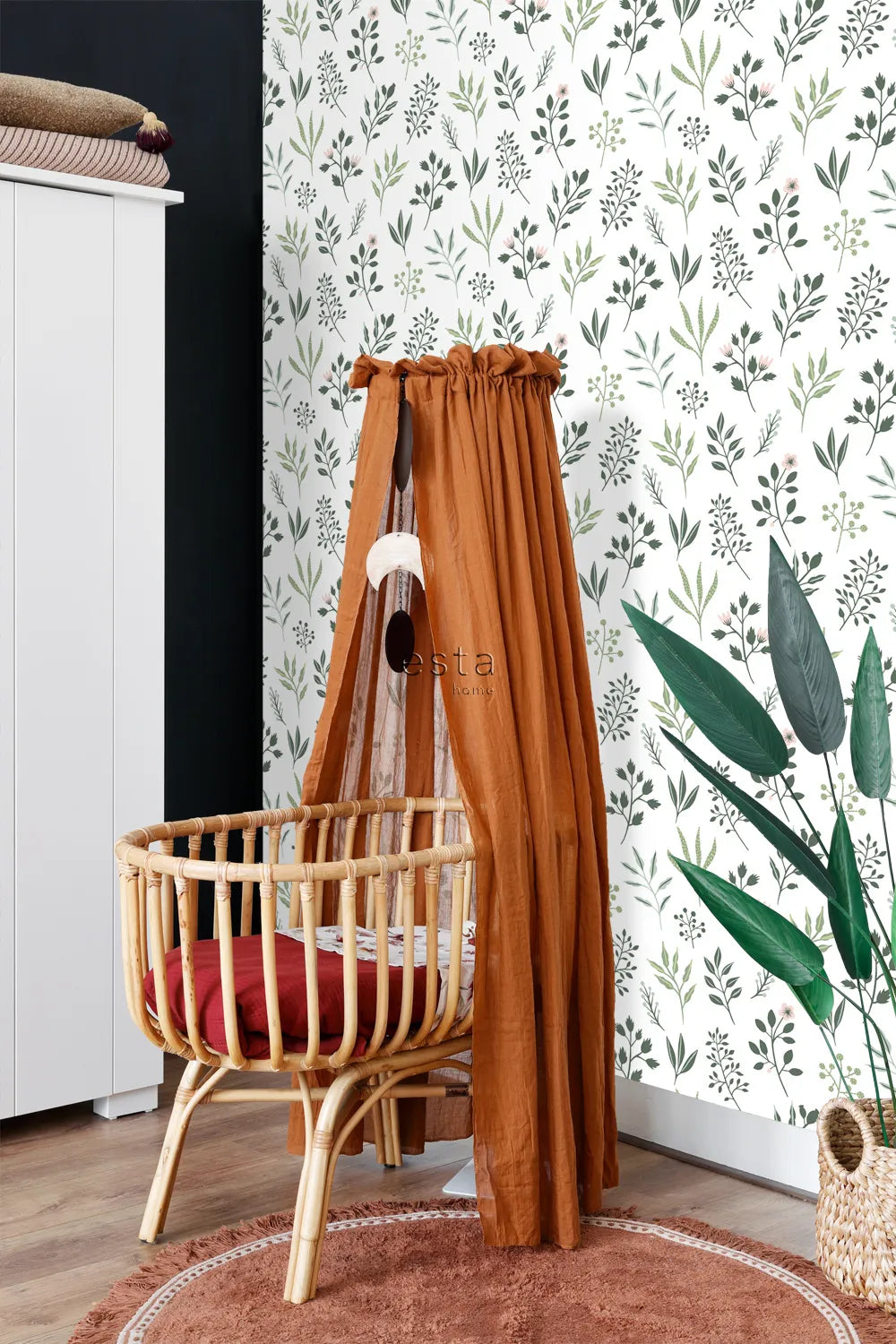 Scandi Cool Greenery - Modern Scandinavian Style Artificial Plants for Home & Office Decor - Perfect for Living Room, Bedroom, and Workspace