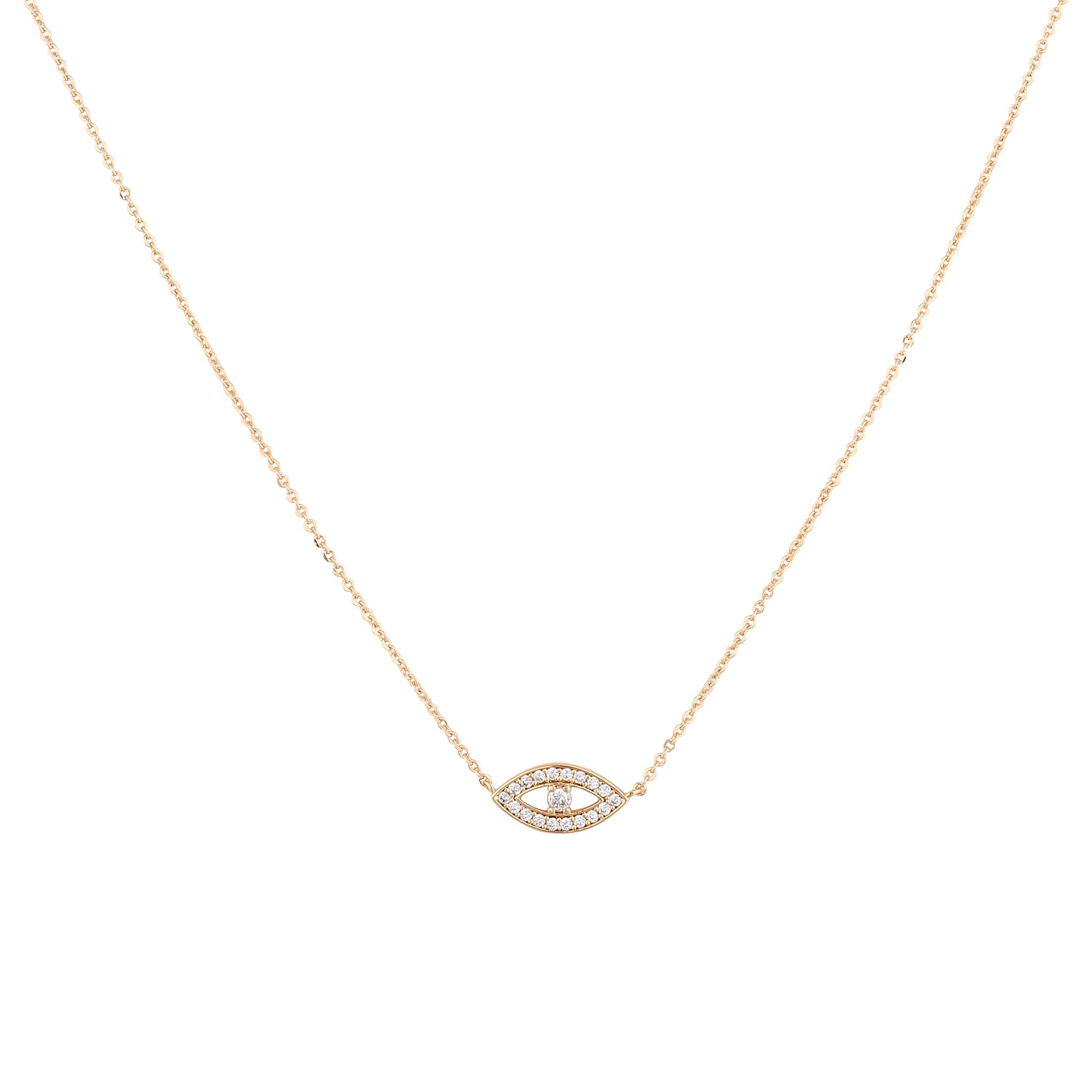 BENEIGE 14K Gold Plated Evil Eye Necklace for Women - Trendy Gold Pendant Jewelry Gift for Her, Perfect for Birthday, Anniversary & Everyday Wear
