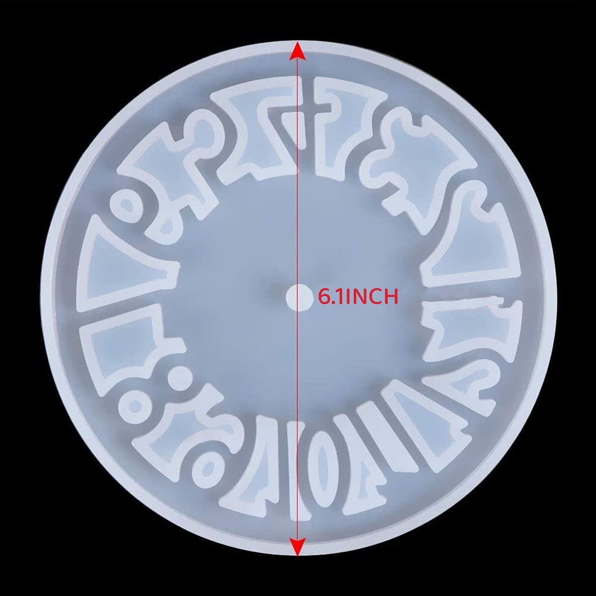 Epoxy Resin Clock Silicone Mold Set - 4 Pcs (Arabic, Roman, Hollow, Constellations) for DIY Jewelry Making, Resin Casting & Handmade Crafts - Perfect for Home Decor, Gift Making & Creative Projects