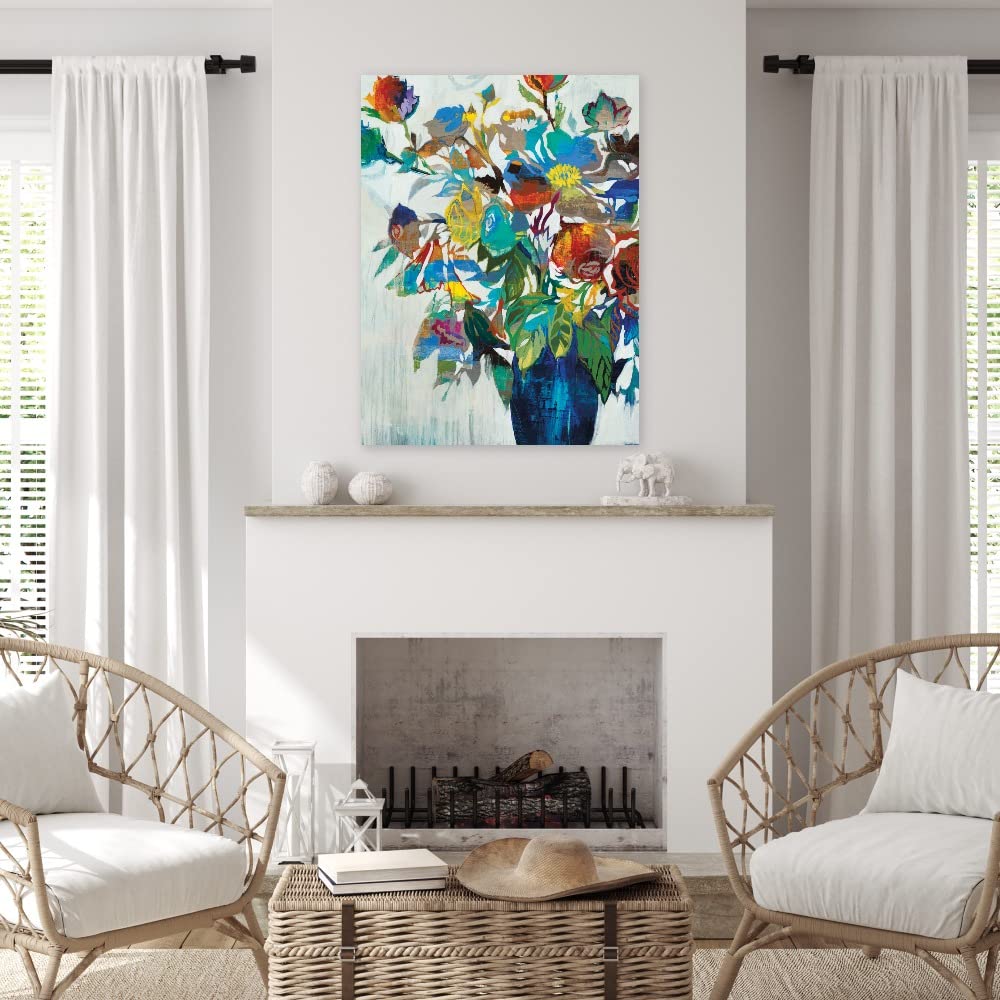Liz Jardine Fine Art Canvas Wall Decor - 35x46 Inch Ready to Hang Painting for Living Room, Bedroom, Office - Perfect for Home & Commercial Spaces