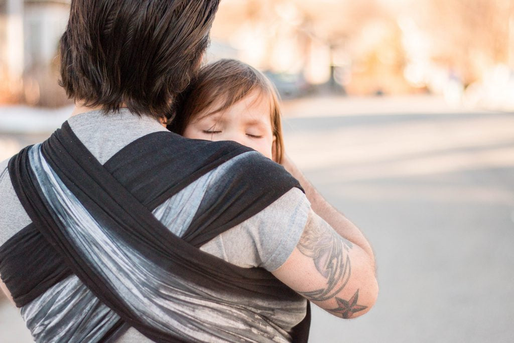 Wrapsody Hybrid Baby Wrap Carrier - Soft & Breathable Stretchy Wrap for Newborn to Toddler - Hands-Free Babywearing for Moms & Dads - Perfect for Errands, Walks & Bonding Time