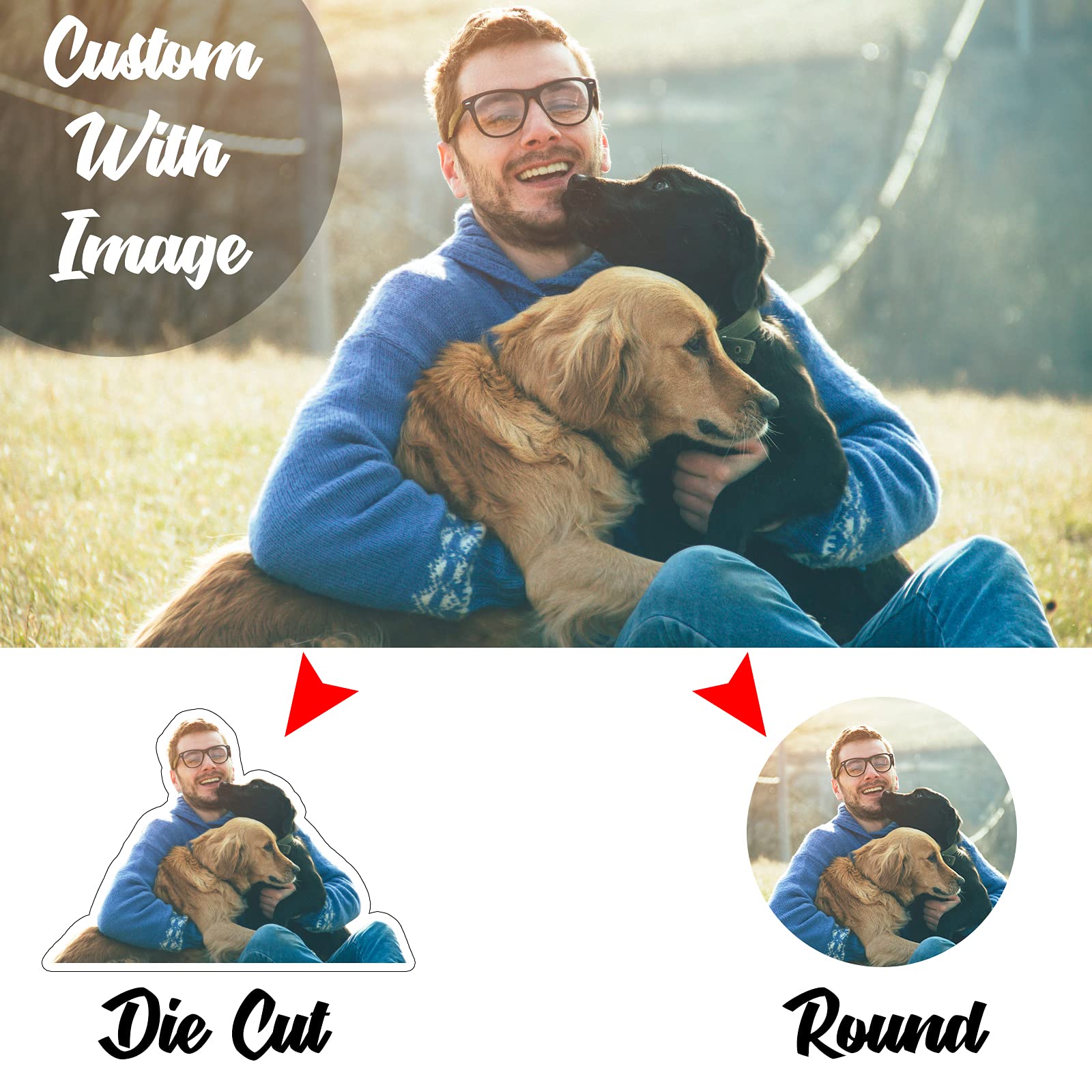 Custom Personalized Vinyl Stickers - Waterproof, Die-Cut 3
