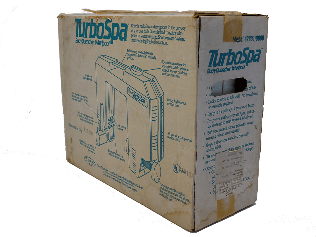 Dazey TurboSpa Body Quencher Whirlpool 42801/6000 Massage Bathtub - Brand New in Box - Perfect for Home Spa Relaxation & Muscle Relief