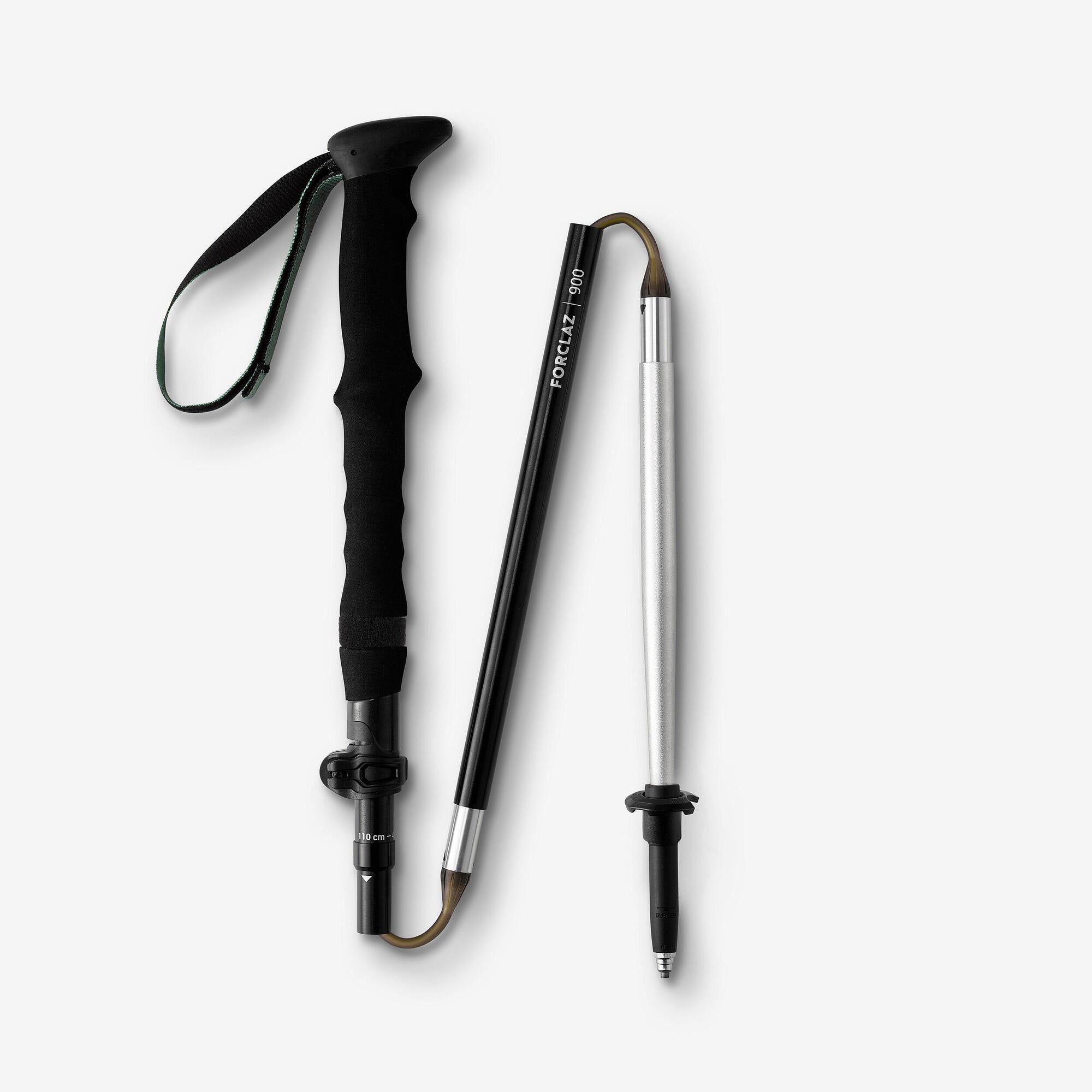 Forclaz MT900 V2 Trekking Poles - Lightweight Aluminum Hiking Sticks with Cork Grips for Men & Women - Perfect for Mountain Climbing, Backpacking & Outdoor Adventures