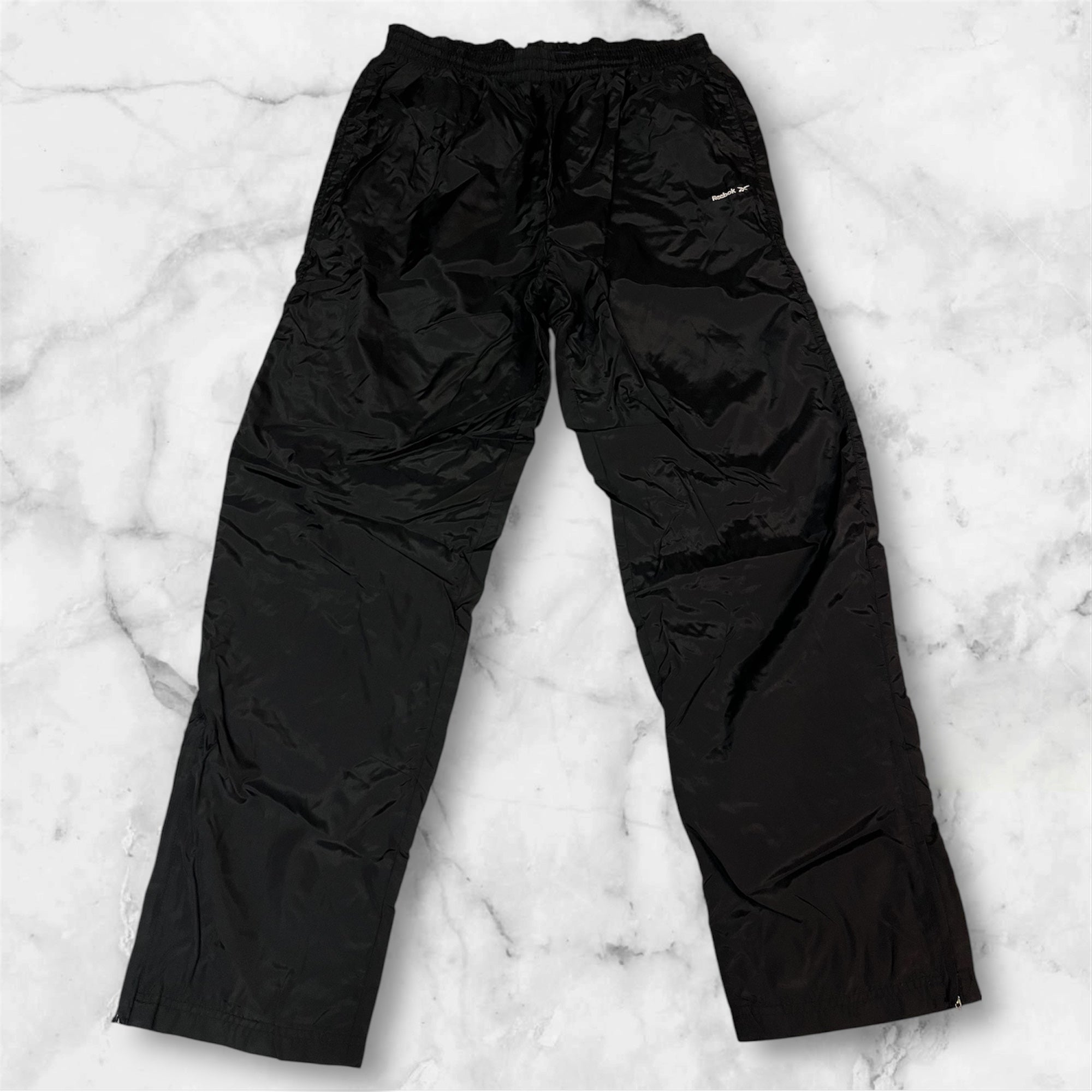 Reebok Vintage Trackpants - XL Fit (Fits M/L) Baggy Style 2035 | Retro Athletic Joggers for Men, Casual Streetwear & Lounge Pants