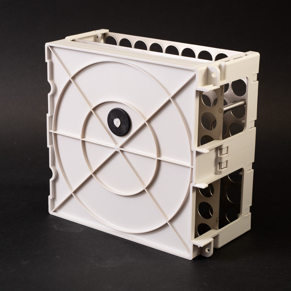 Foxy® R1 & R2 Tube Rack - Holds 72 Tubes (18mm Diameter) - Lab Organization & Storage Solution for Test Tubes, Centrifuge Tubes & Sample Vials - Perfect for Laboratories, Clinics & Research Facilities