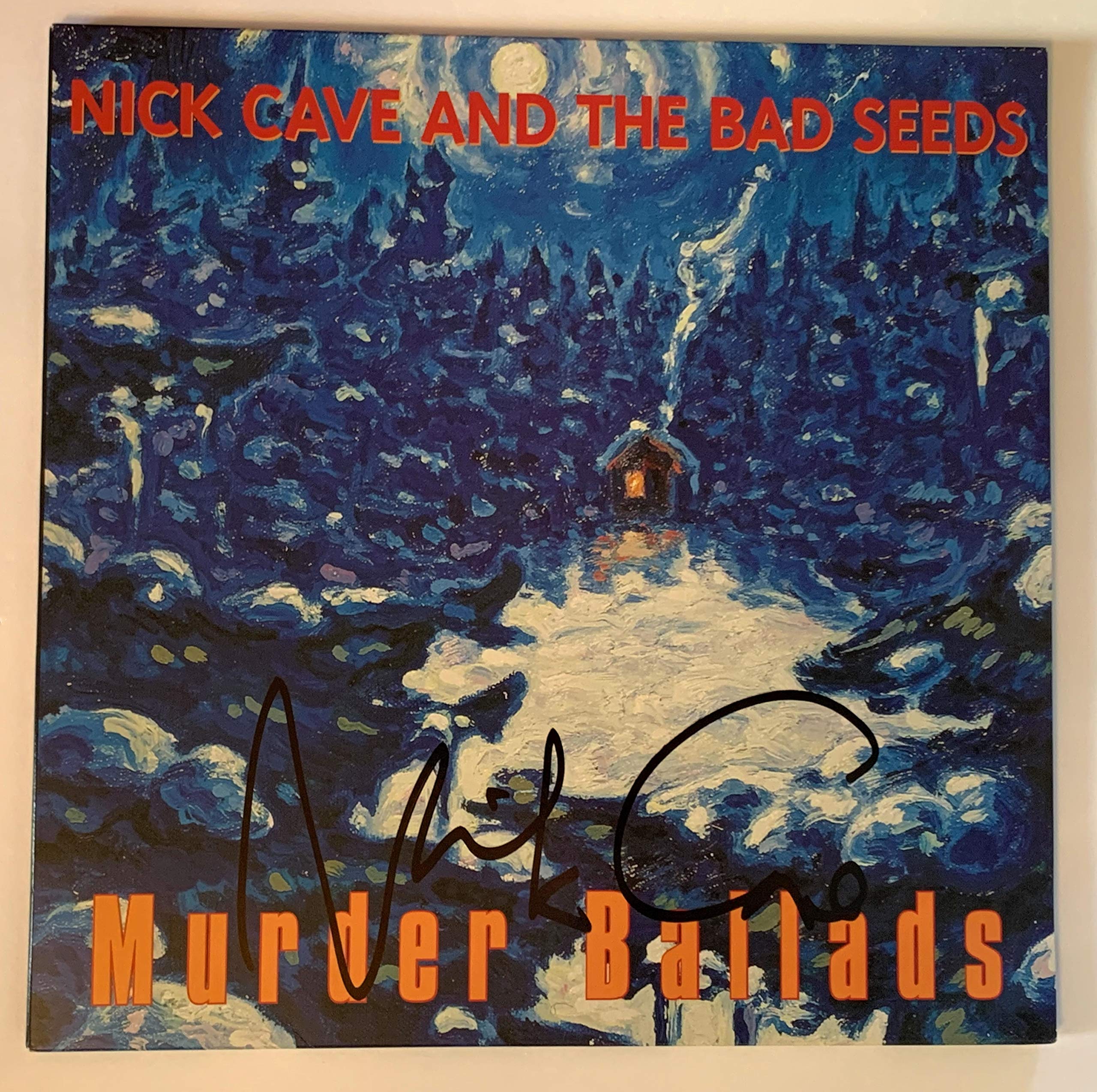 Nick Cave & The Bad Seeds Murder Ballads LP - Autographed Signed Album - Limited Edition Vinyl Record for Music Collectors & Fans - Perfect for Home Listening & Gifting